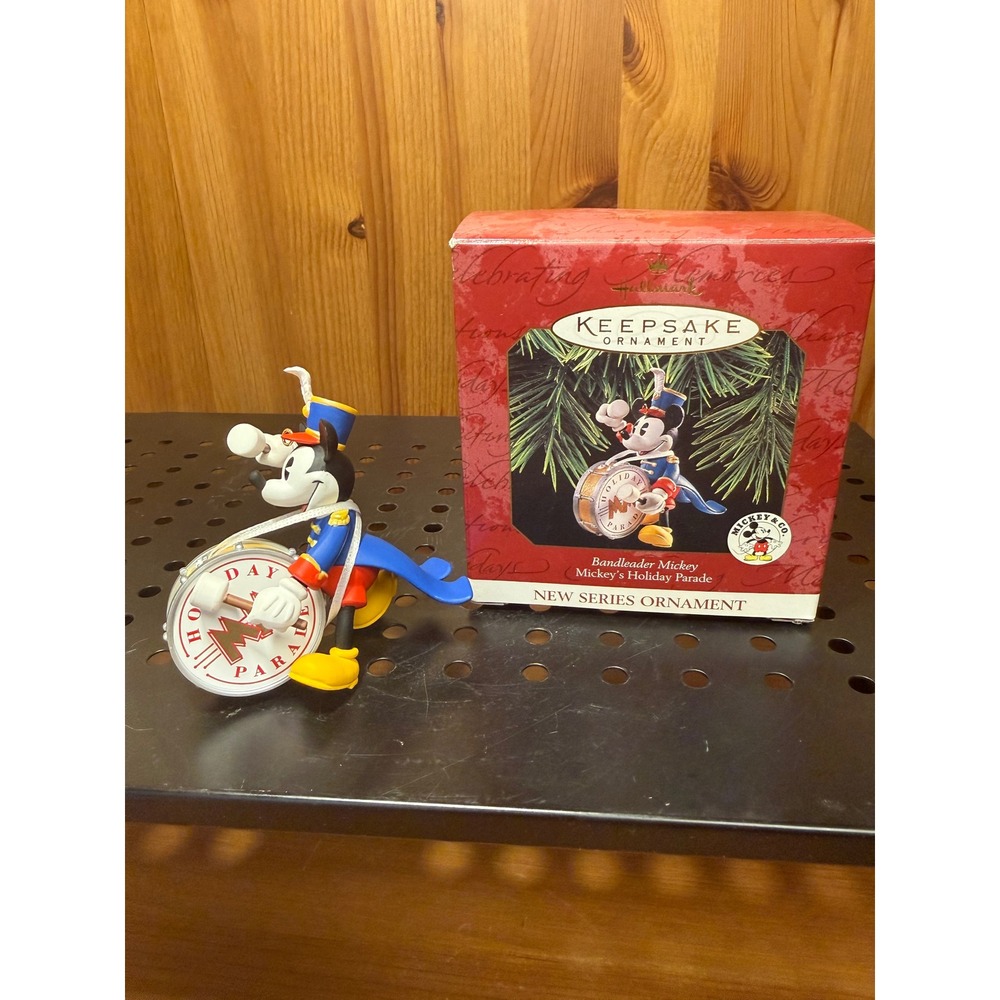 Hallmark Keepsake Ornament Bandleader Mickey Mouse Holiday Parade Disney Boxed